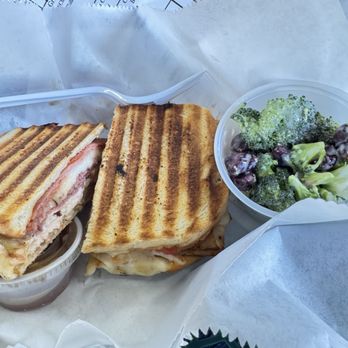 Hildebrandt's - Carolina bbq with hot honey.  Broccoli cran salad - Delis Near Me - Augusta, Georgia