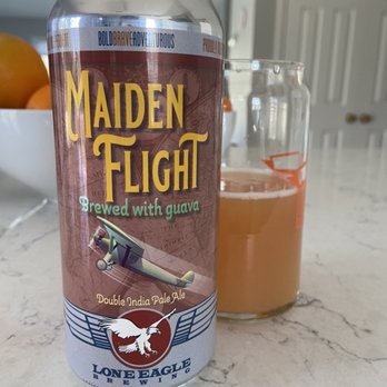 Lone Eagle Brewing - Maiden Flight w/ guava - Breweries Near Me - Flemington, New Jersey