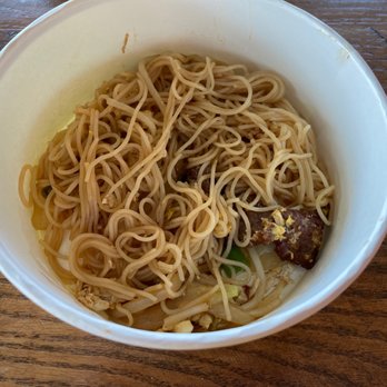 Fire Bowl Cafe - Vermicelli Singapore (beef, no curry, sub classic Chinese sauce) - Chinese Near Me - Austin, Texas