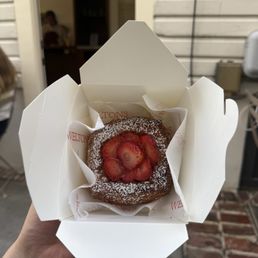 Strawberry cream danish
