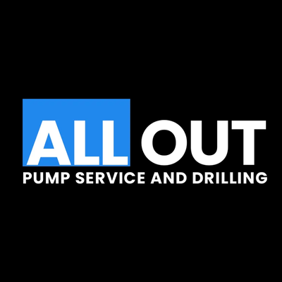 All Out Pump Service & Drilling Logo