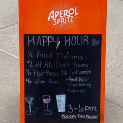 BlackStone - Happy hour specials!
