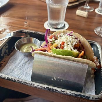 Foxhole Culinary Tavern - Pork belly taco - New American Near Me - Austin, Texas Foxhole Culinary Tavern - Pork belly taco - New American Near Me - Austin, Texas