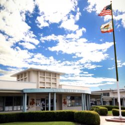 Will Rogers Elementary School - Front of the school