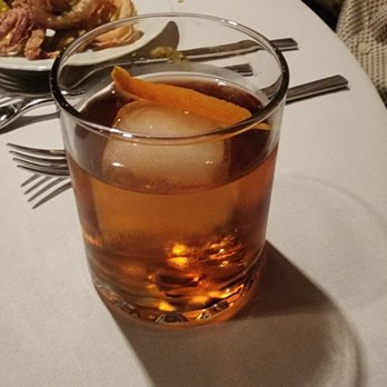 Natalia's - Peach old fashioned - Italian Near Me - Macon, Georgia