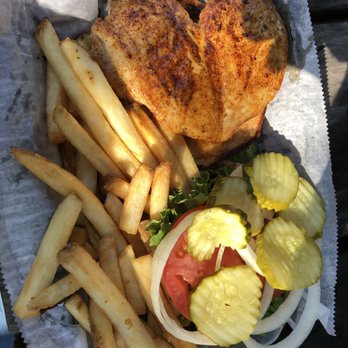 The Blue Gator - Blackened chicken sandwich - Seafood Near Me - Dunnellon, Florida The Blue Gator - Blackened chicken sandwich - Seafood Near Me - Dunnellon, Florida