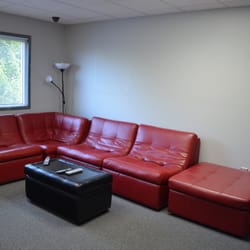 Our Band Lounge, leather couch, 43" Plasma w/ Comcast, DVD player w/ DVD's, Play Station & 2 microwaves.