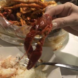 Combo Platter B plus a pound of crawfish Combo Platter B plus a pound of crawfish