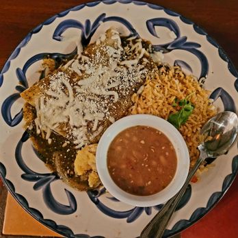 El Torito - Spinach enchiladas combo plate - Mexican Near Me - Sherman Oaks, California