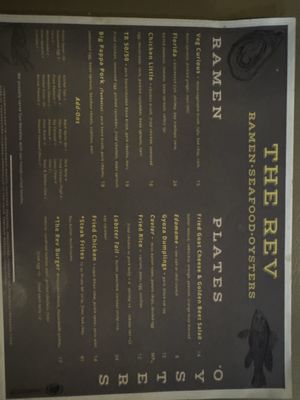 Menu photo 8 The Rev Orlando, FL