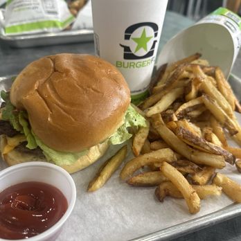 BurgerFi - Double cheeseburger fries and a drink - Hot Dogs Near Me - Jacksonville, Florida BurgerFi - Double cheeseburger fries and a drink - Hot Dogs Near Me - Jacksonville, Florida