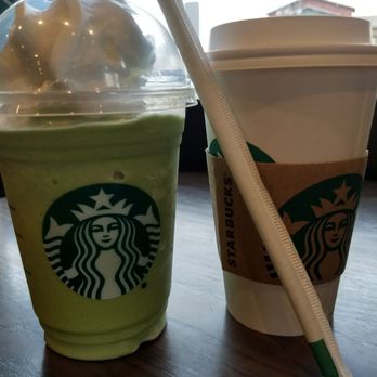 Starbucks - Green tea frap and hot caramel latte - Coffee & Tea Near Me - Bakersfield, California Starbucks - Green tea frap and hot caramel latte - Coffee & Tea Near Me - Bakersfield, California