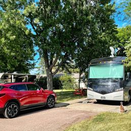 our spot, which has plenty of shade, a walkway to our door and our own little driveway, a fire pit, and a picnic table. our spot, which has plenty of shade, a walkway to our door and our own little driveway, a fire pit, and a picnic table.