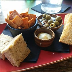 On The Hill - Complimentary bread and olives!