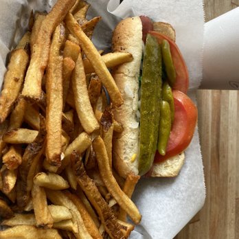 Wrigleyville Grill - Chicago hot dog combo meal - Hot Dogs Near Me - San Antonio, Texas