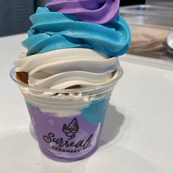 Surreal Creamery - Ube, cookie monster & iced coffee kid size - Ice Cream & Frozen Yogurt Near Me - Westfield, New Jersey Surreal Creamery - Ube, cookie monster & iced coffee kid size - Ice Cream & Frozen Yogurt Near Me - Westfield, New Jersey