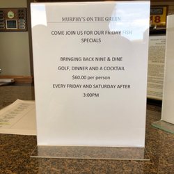 Palos Country Club - New specials EVERY weekend!  Fish Friday's and reintroducing Nine & Dine special with golf, a cocktail and dinner... come check it out!