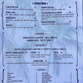 Branches Grill and Cafe - the menu - Caribbean Near Me - Chatham, Massachusetts Branches Grill and Cafe - the menu - Caribbean Near Me - Chatham, Massachusetts