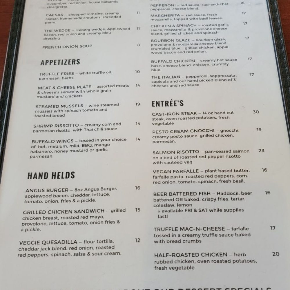 Wine on Third Restaurant and Bar - Food menu - Wine Bars Near Me - Niagara Falls, New York Wine on Third Restaurant and Bar - Food menu - Wine Bars Near Me - Niagara Falls, New York