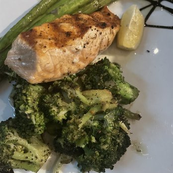 Venue Restaurant & Lounge - Balsamic Salmon. The broccoli was to die for! - New American Near Me - Lincoln, Nebraska Venue Restaurant & Lounge - Balsamic Salmon. The broccoli was to die for! - New American Near Me - Lincoln, Nebraska