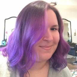 My amazing purple ombré hair! Courtesy of Ashleigh!! My amazing purple ombré hair! Courtesy of Ashleigh!!