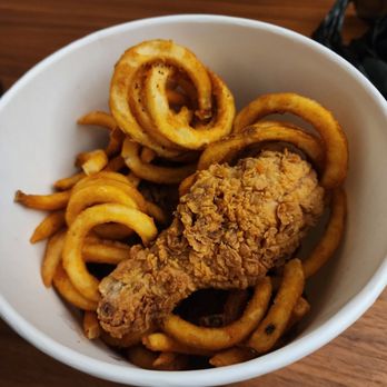 Crunch Bird Chicken and Grill - 4 Piece Fried Chicken with complimentary Curly Fries - Chicken Shop Near Me - Sacramento, California Crunch Bird Chicken and Grill - 4 Piece Fried Chicken with complimentary Curly Fries - Chicken Shop Near Me - Sacramento, California
