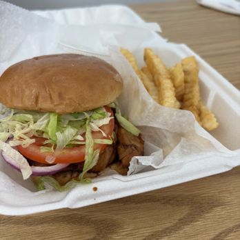 Aloha Cravings - Teriyaki chicken sandwich. - Food Trucks Near Me - Carrollton, Virginia