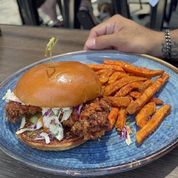Eureka! - .Spicy Fried Chicken Sandwich - American Near Me - Fresno, California