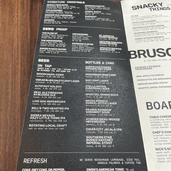 Postino Bryker Woods - Drink menu - Wine Bars Near Me - Austin, Texas