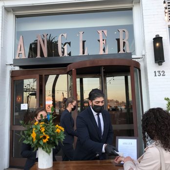 Angler - Exterior host desk at Angler in San Francisco. - Seafood Near Me - San Francisco, California