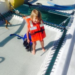 Brooklyn in the Reef Roamer having a great time! Thanks to the crew for accommodating our young one! Brooklyn in the Reef Roamer having a great time! Thanks to the crew for accommodating our young one!