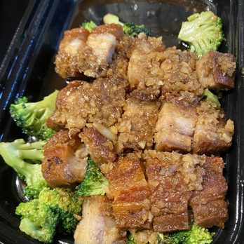 The Chomp - Gra-Teim w/ Rice (GF) pork belly - Thai Near Me - Portland, Oregon