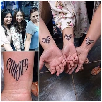 Latin Skulls - My sister and I have always wanted to get a sister tattoo, so gave the idea to Jorge and he made it happen thru Johnny's skills. - Tattoo Near Me - Pico Rivera, California