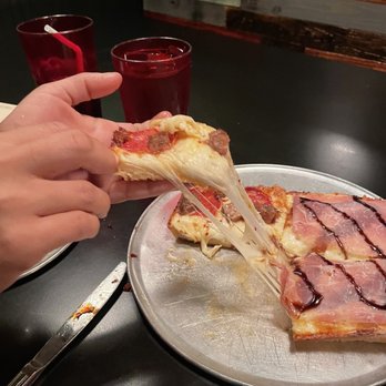 Via 313 Pizza - You know it's good when the pizza does this!! - Pizza Near Me - Austin, Texas Via 313 Pizza - You know it's good when the pizza does this!! - Pizza Near Me - Austin, Texas