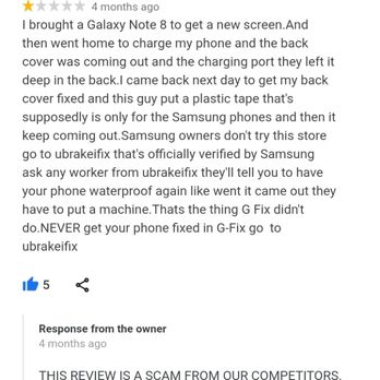 G-Fix & Accessories - This one Russian guy messed up my phone and pretend like he doesn't know me on the review - Mobile Phone Repair Near Me - Buford, Georgia G-Fix & Accessories - This one Russian guy messed up my phone and pretend like he doesn't know me on the review - Mobile Phone Repair Near Me - Buford, Georgia