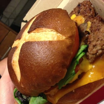 Wendy's - Nasty frozen pretzel burger! - Fast Food Near Me - San Jose, California