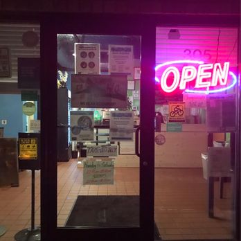 El Sabor de Puebla - the open sign in the window - Mexican Near Me - Madison, Wisconsin