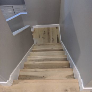 Timbercreek Floors - Landing and top of stairwell - Flooring Near Me - West Lake Hills, Texas