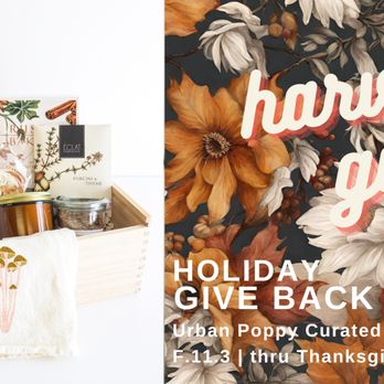 Urban Poppy - Our beautiful holiday harvest gift box - Florists Near Me - Savannah, Georgia Urban Poppy - Our beautiful holiday harvest gift box - Florists Near Me - Savannah, Georgia
