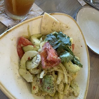 Monkeypod Kitchen - Avocado & Cucumber salad, so delish! - New American Near Me - Lahaina, Hawaii