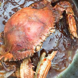 Kampung Kitchen - Crab Sambal, the sambal was amazing! We got the extra spicy one!