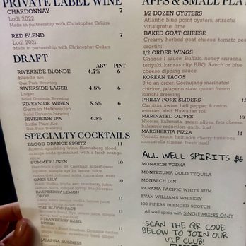 Riverside Clubhouse - Happy hour menu - New American Near Me - Sacramento, California Riverside Clubhouse - Happy hour menu - New American Near Me - Sacramento, California