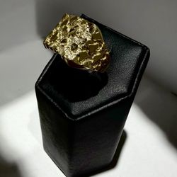 Joyeria Latina Americana - 14kt gold men's nugget ring