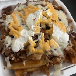 Arandino's Tacos El Patron - Fries with Al Pastor