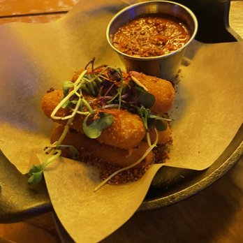 Edge Brasserie - Chorizo & Cheddar Croquetas - Cocktail Bars Near Me - Miami, Florida Edge Brasserie - Chorizo & Cheddar Croquetas - Cocktail Bars Near Me - Miami, Florida