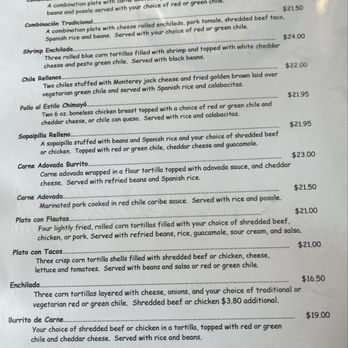 Rancho De Chimayo Restaurante - Menu - New Mexican Cuisine Near Me - Chimayo, New Mexico