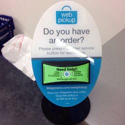 Walgreens - Press button if no one is at the photo counter for assistance!