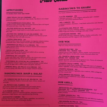 Pollos & Jarras - menu from March 2026 - Peruvian Near Me - Miami, Florida Pollos & Jarras - menu from March 2026 - Peruvian Near Me - Miami, Florida