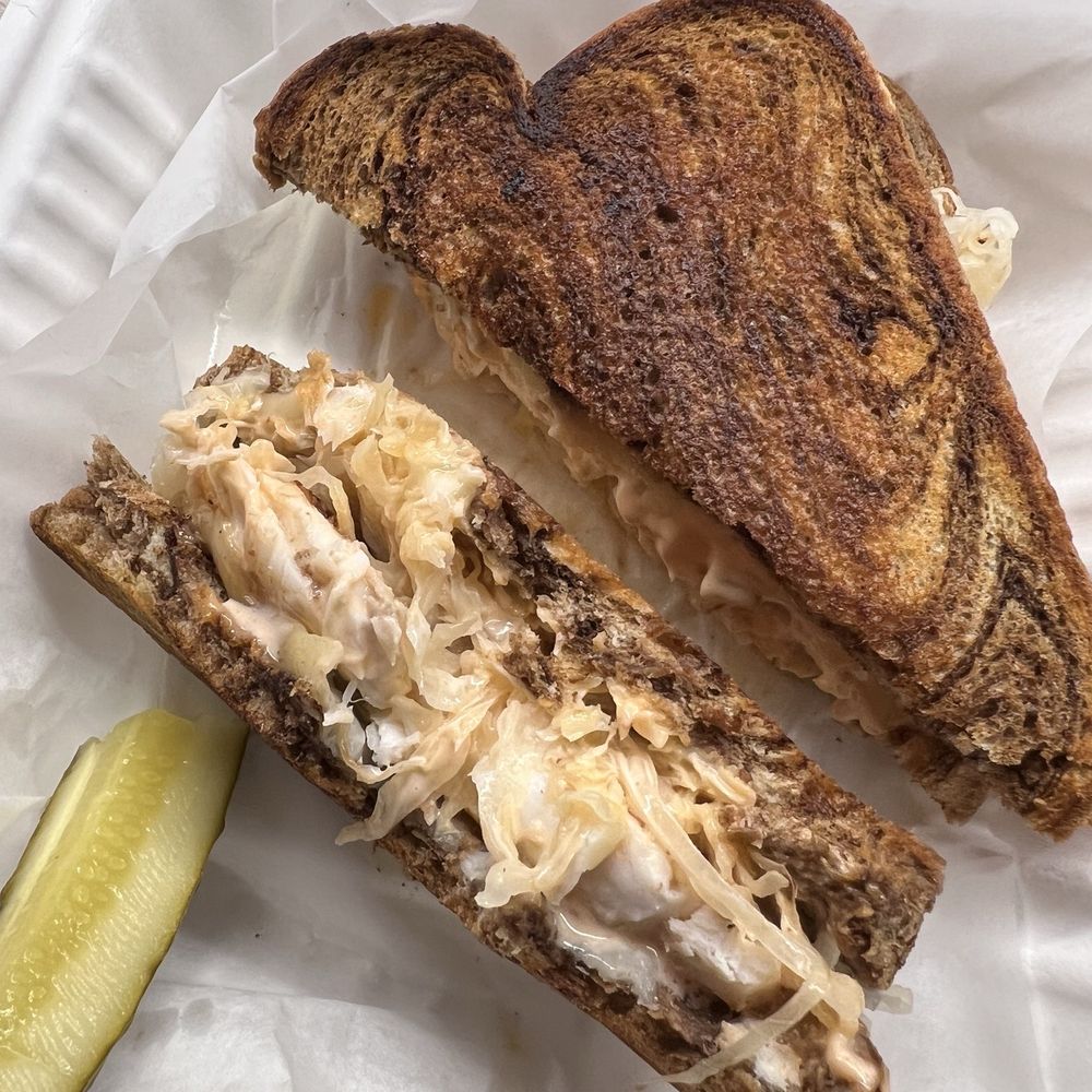 Frenchy's Saltwater Cafe - Grilled Grouper Reuben - Seafood Near Me - Clearwater Beach, Florida Frenchy's Saltwater Cafe - Grilled Grouper Reuben - Seafood Near Me - Clearwater Beach, Florida
