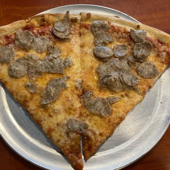 Two Brothers Pizza Midtown - 2 Slices of Sausage Pizza - Pizza Near Me - Harrisburg, Pennsylvania